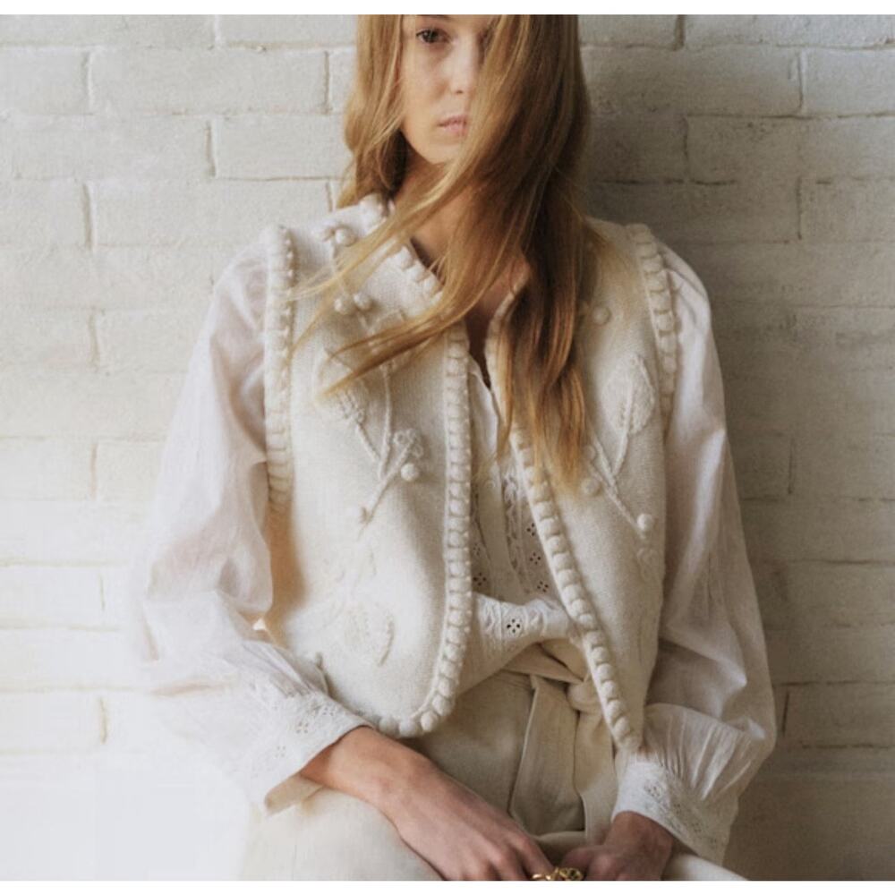 Sezane x SEA New York Nate Cardigan Small NWT - Picture 2 of 7